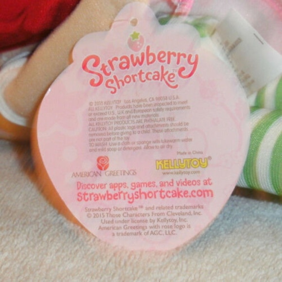 Kellytoy Strawberry Shortcake Plush Stuffed Animal Toy 16 in Tall New Doll - Picture 11 of 11